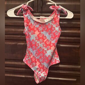 Floral One-Piece Swimsuit girls 7/8